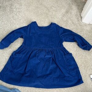 Hanna Andersson Long Sleeve Pocket Dress Size 90